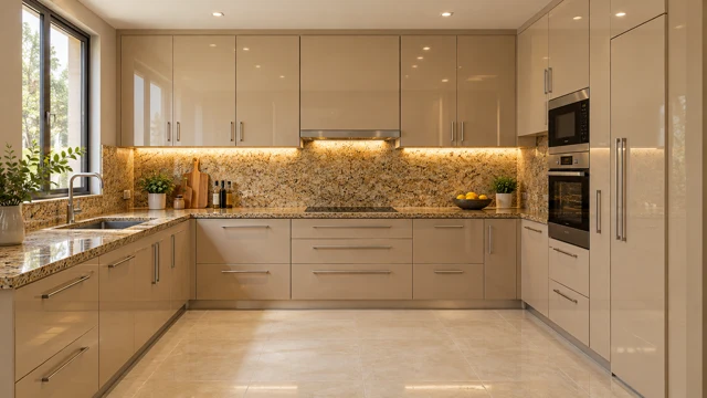 Cocina terminada Arena Dorada